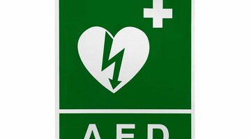 Symbol defibrylatora AED