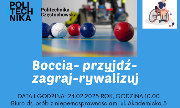 Boccia - informacje o warsztatach