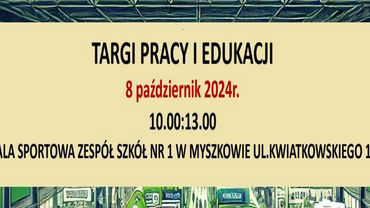 plakat targi pracy i edukacji